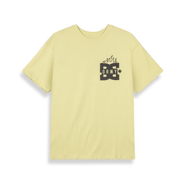 Camiseta The Swarm Dc Shoes X Grimey Raw Honey Lime