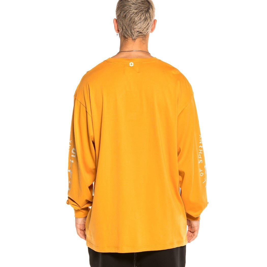 Grimey Call Of Yore Long Sleeve Tee Brown  GLS134-BRW