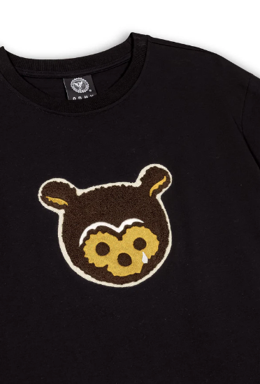 Camiseta Mud'S The Residence Bear Black