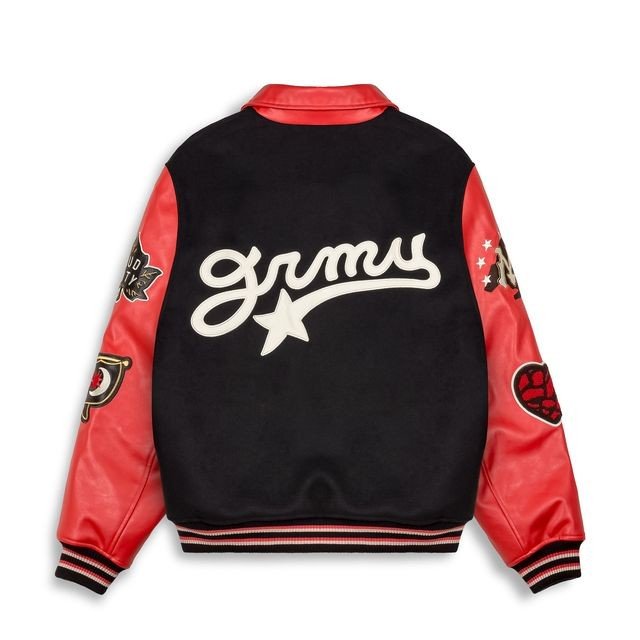 Chamarra De Baseball Mud'S The Residence Black