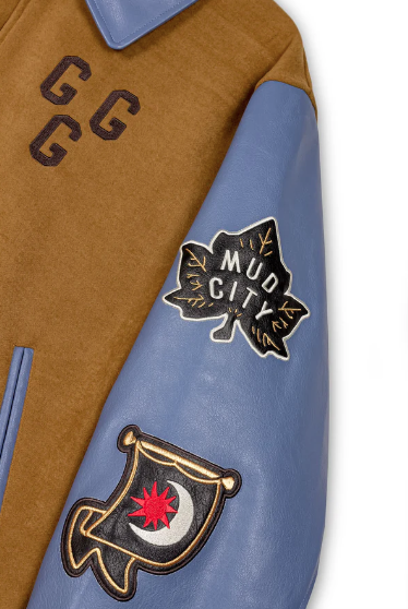 Chamarra De Baseball Mud'S The Residence Brown