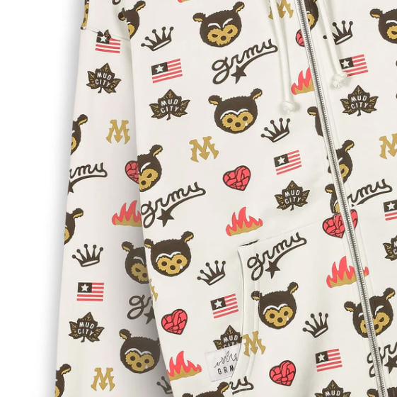 Sudadera Mud'S The Residence Bear Off White