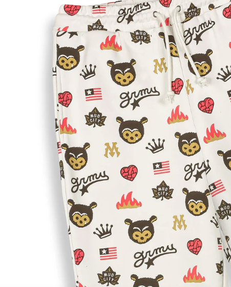 Pantalón Mud'S The Residence Bear Off White