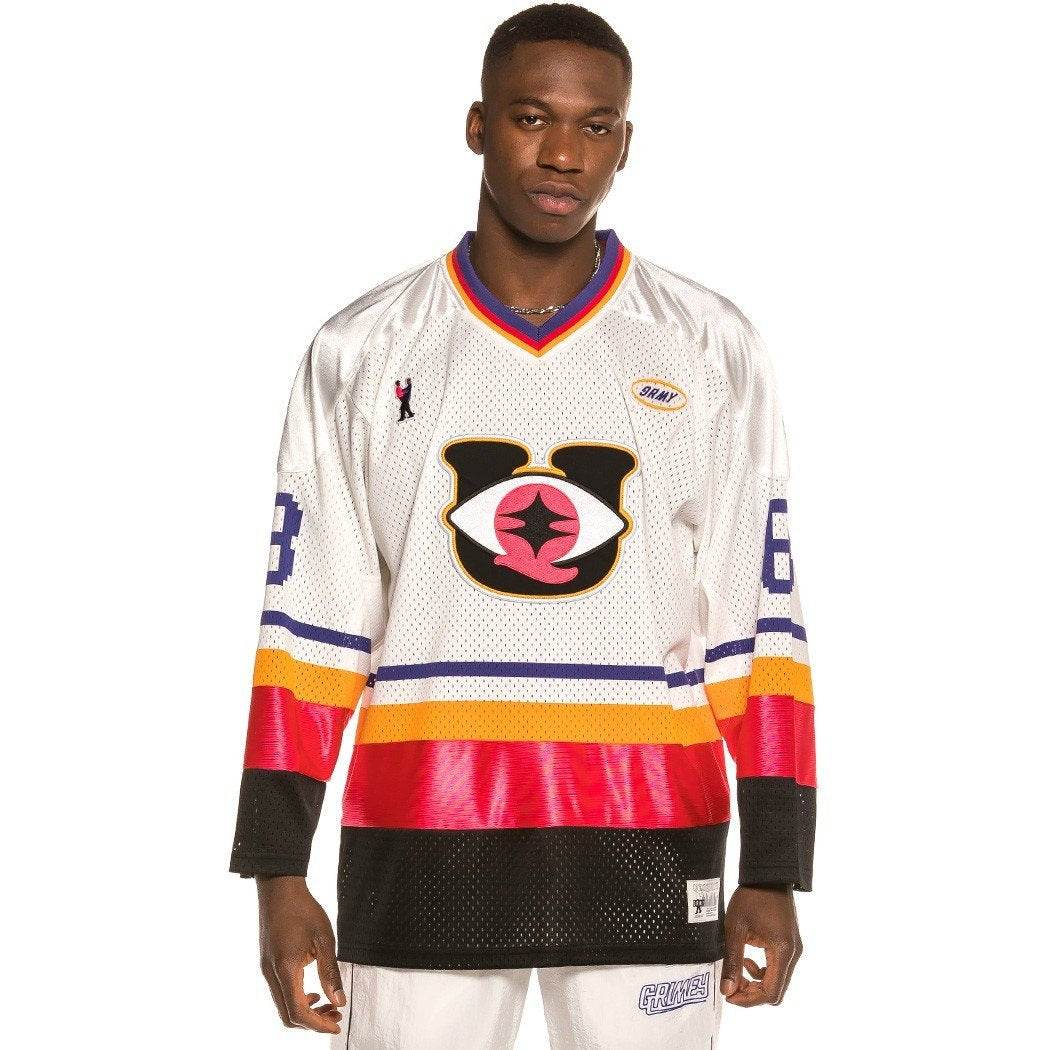 Grimey Ubiquity Hockey  Jersey White GHJ103-WHT