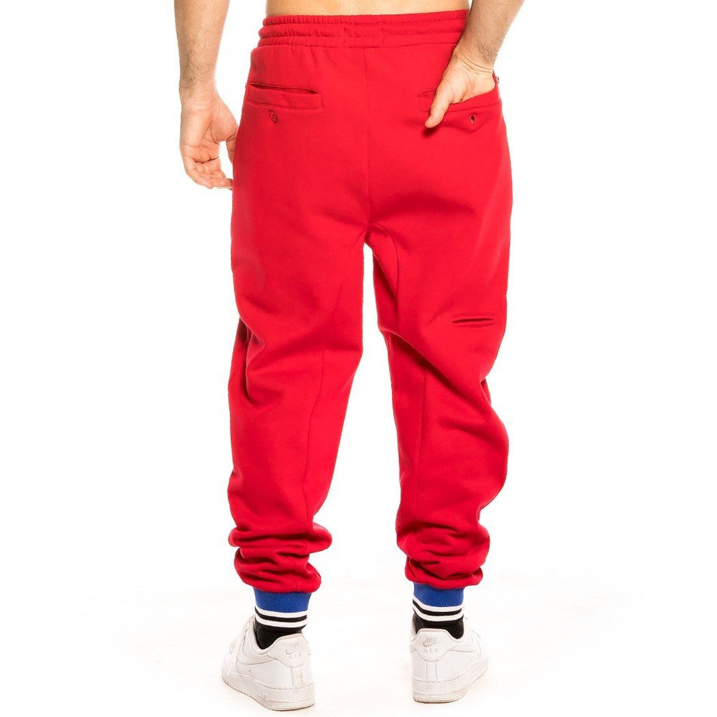 Grimey Arch Rival Sweatpants Red GRTS188-RED