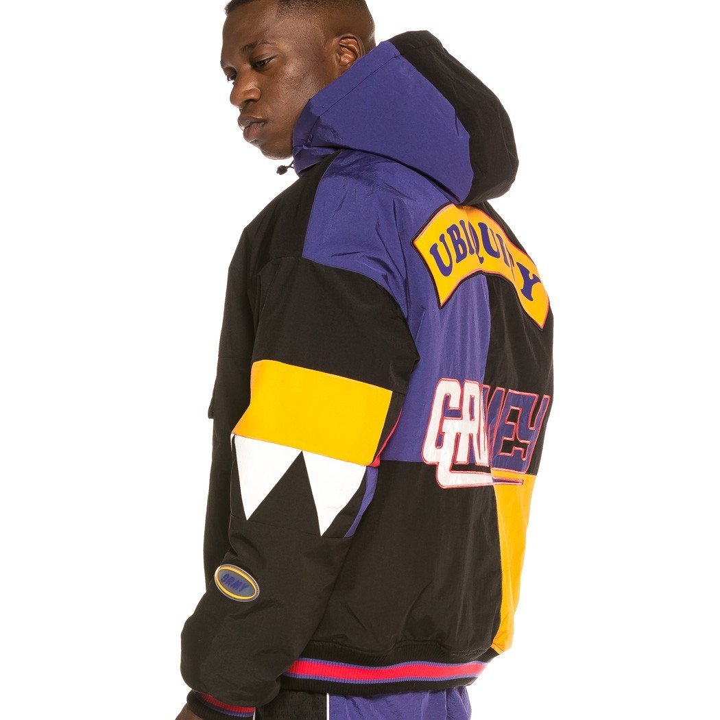 Grimey Ubiquity Pullover Jacket Black GPVJ119-BLK