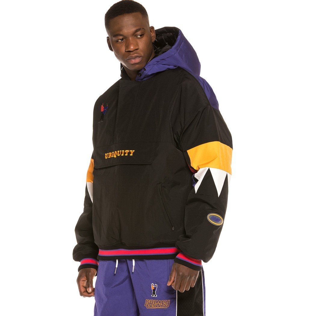 Grimey Ubiquity Pullover Jacket Black GPVJ119-BLK