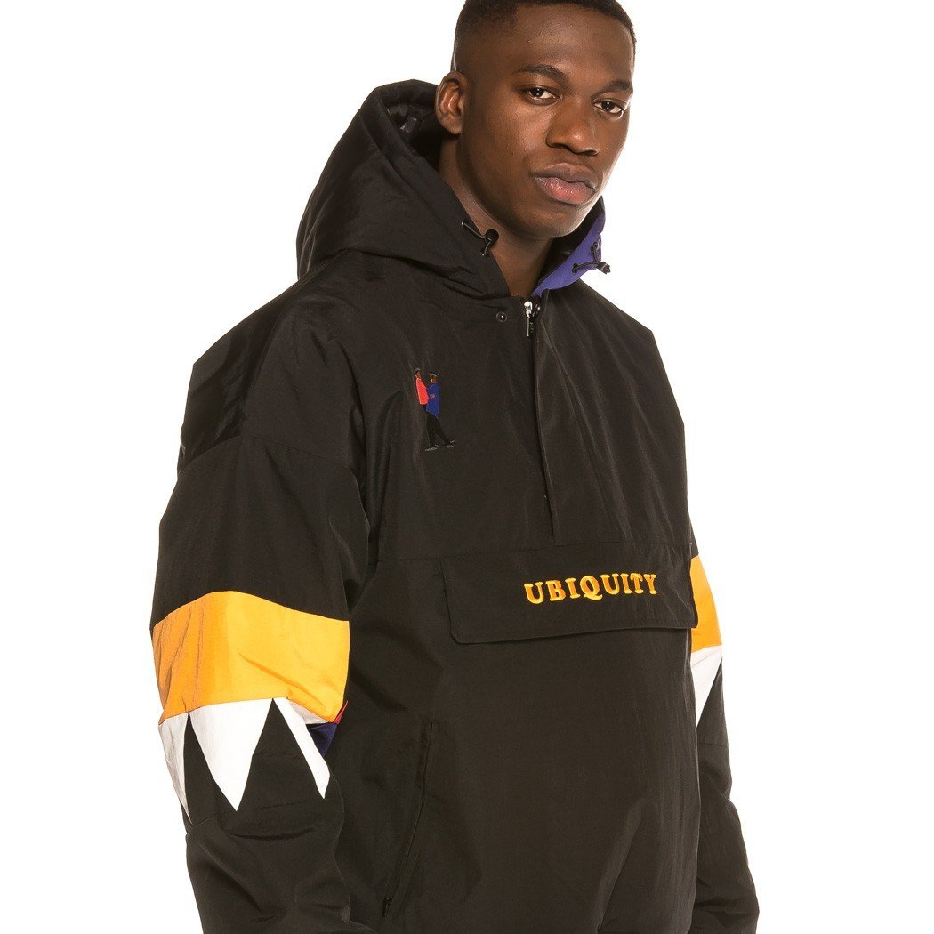 Grimey Ubiquity Pullover Jacket Black GPVJ119-BLK