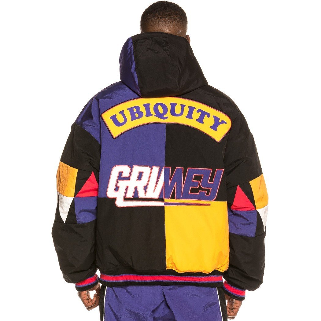 Grimey Ubiquity Pullover Jacket Black GPVJ119-BLK