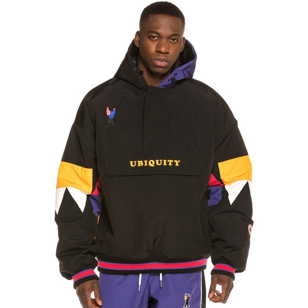 Grimey Ubiquity Pullover Jacket Black GPVJ119-BLK
