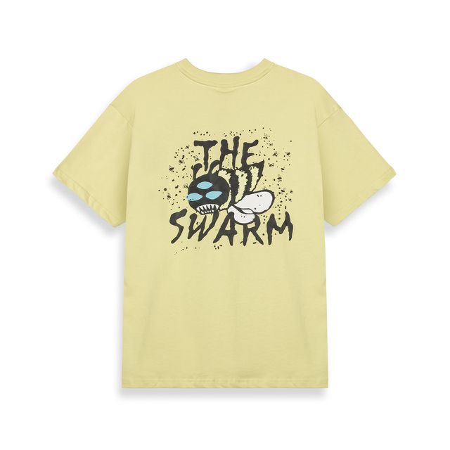Camiseta The Swarm Dc Shoes X Grimey Raw Honey Lime