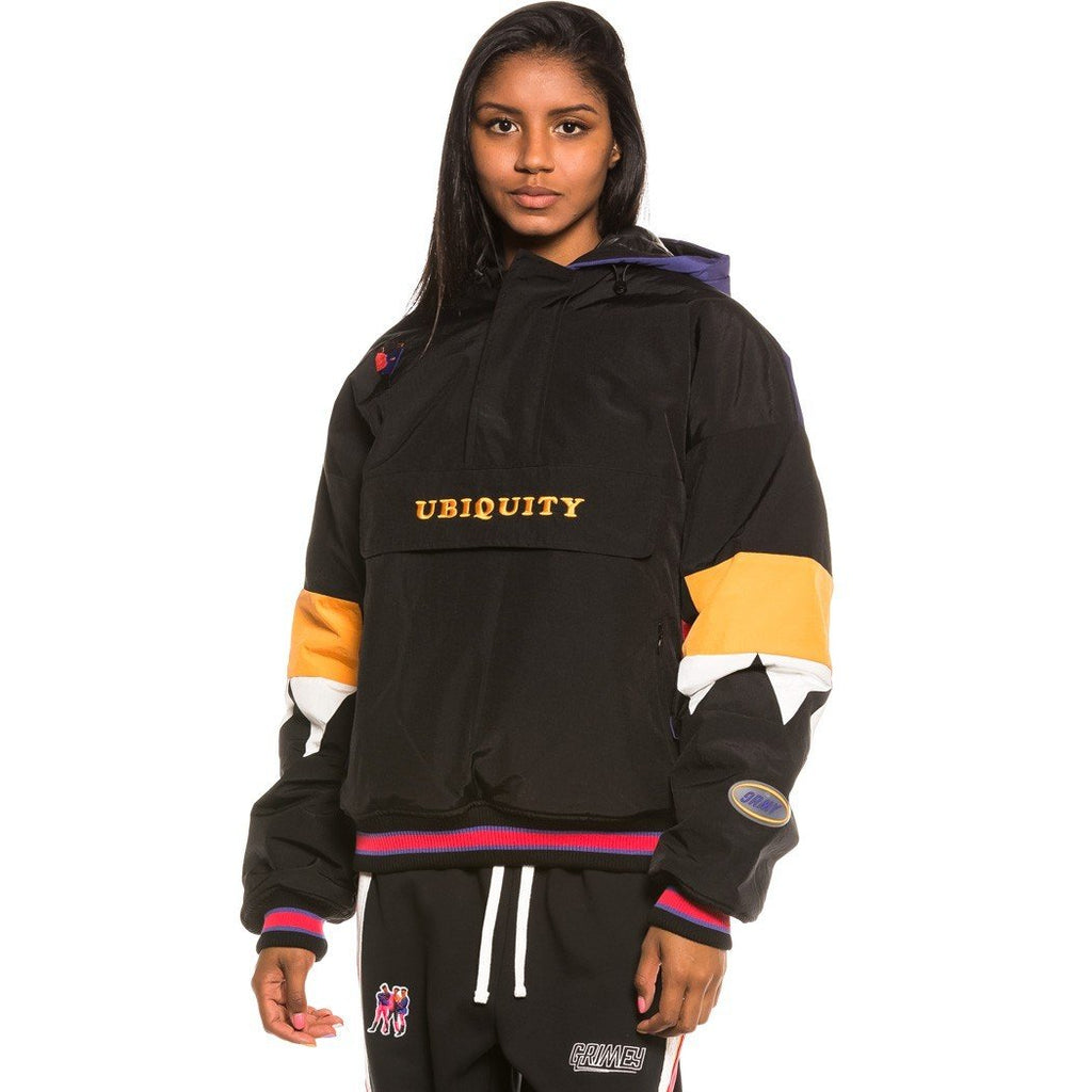 Grimey Ubiquity Pullover Jacket Black GPVJ119-BLK