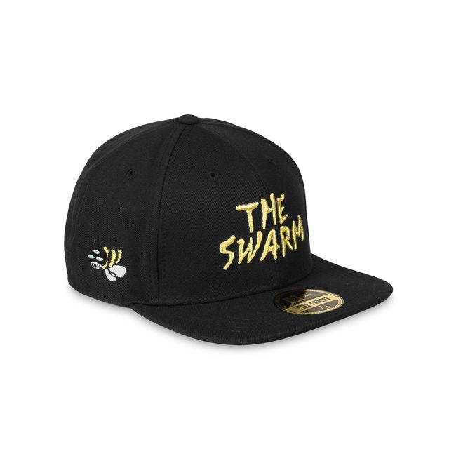 Gorra The Swarm Dc Shoes X Grimey Raw Honey Fitted Black