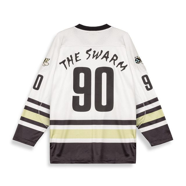Camiseta De Hockey The Swarm Dc Shoes X Grimey Off White