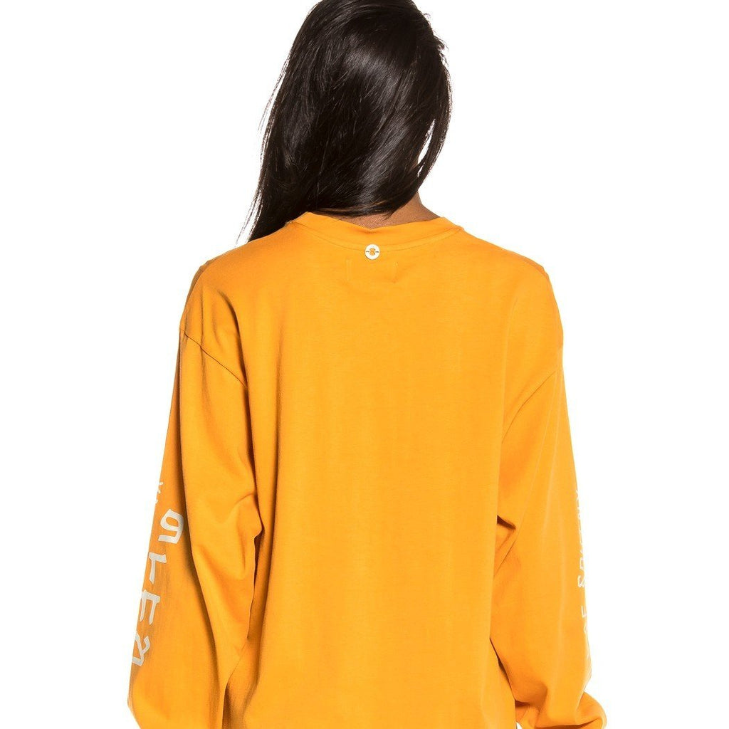 Grimey Call Of Yore Long Sleeve Tee Brown  GLS134-BRW