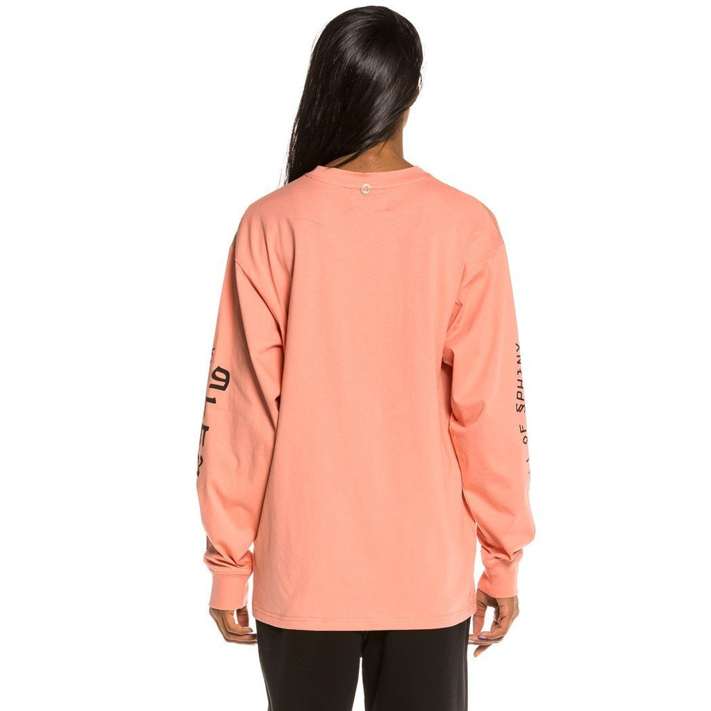 Grimey Call Of Yore Long Sleeve Tee Pink GLS134-PNK