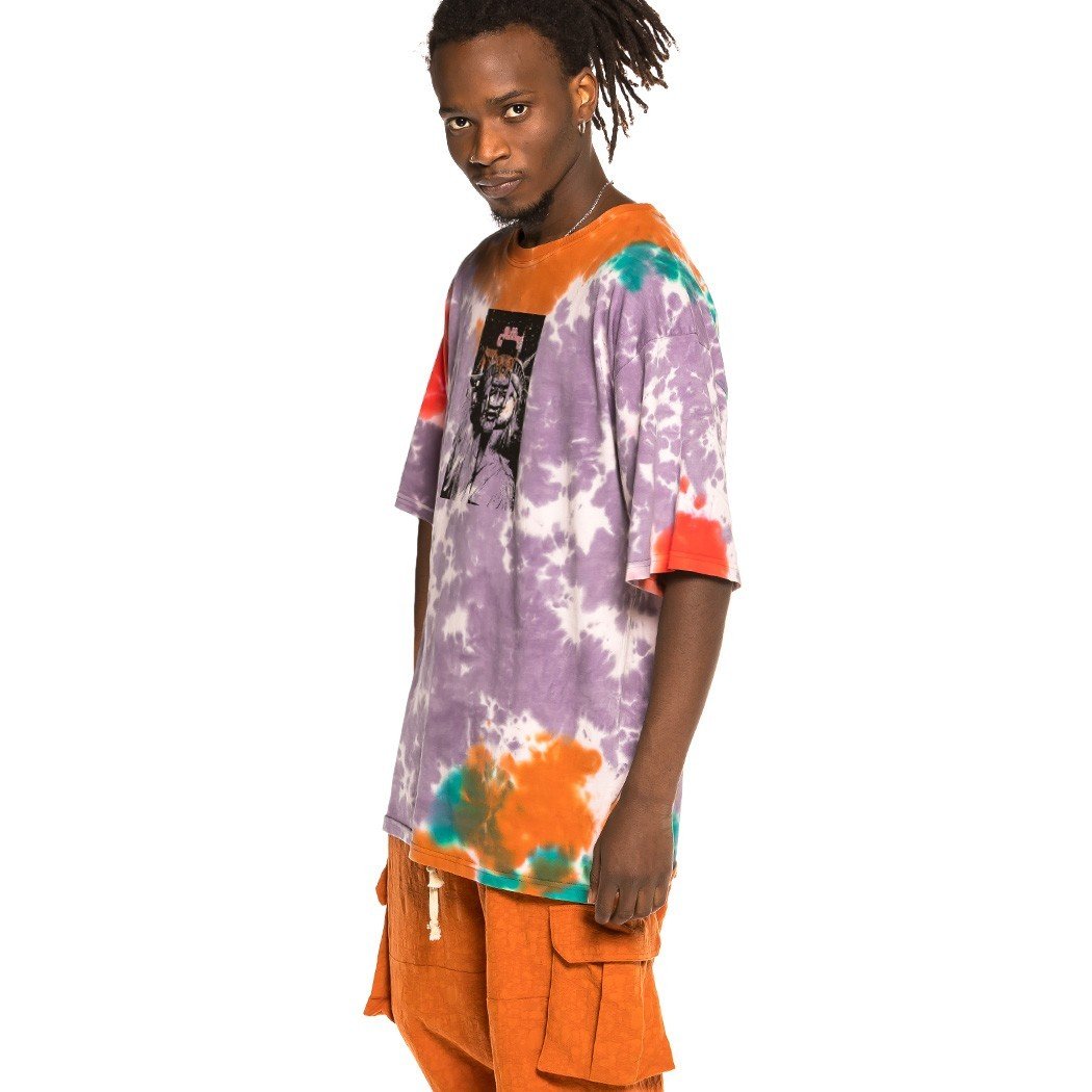 Grimey Liveution Magic 4 Resistance Tie Dye Unisex Tee GA584-TDE