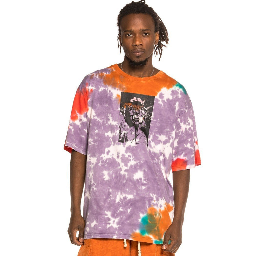 Grimey Liveution Magic 4 Resistance Tie Dye Unisex Tee GA584-TDE