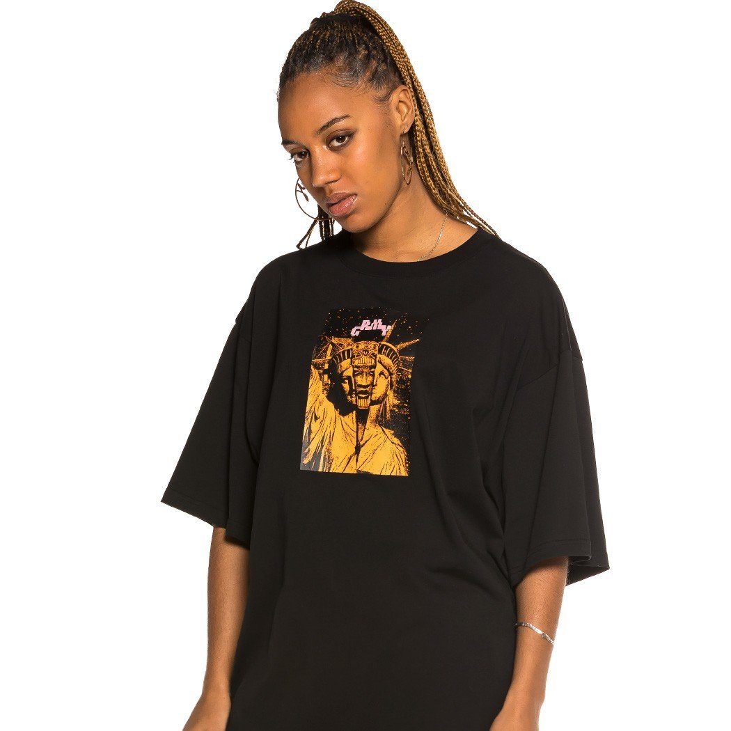 Grimey Liveution Unisex Black Tee GA585-BLK