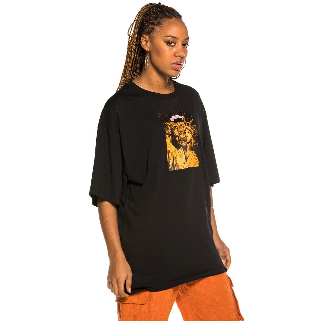 Grimey Liveution Unisex Black Tee GA585-BLK