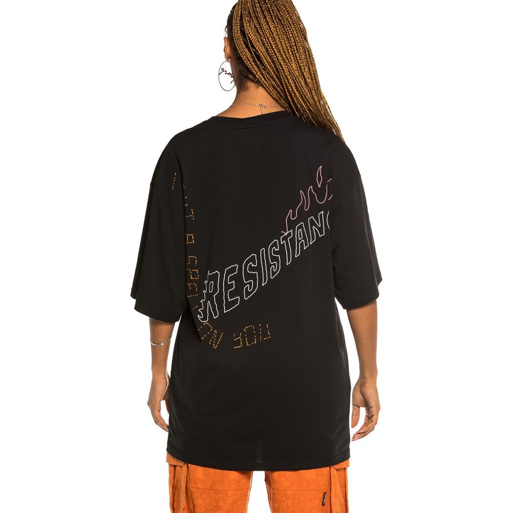 Grimey Liveution Unisex Black Tee GA585-BLK