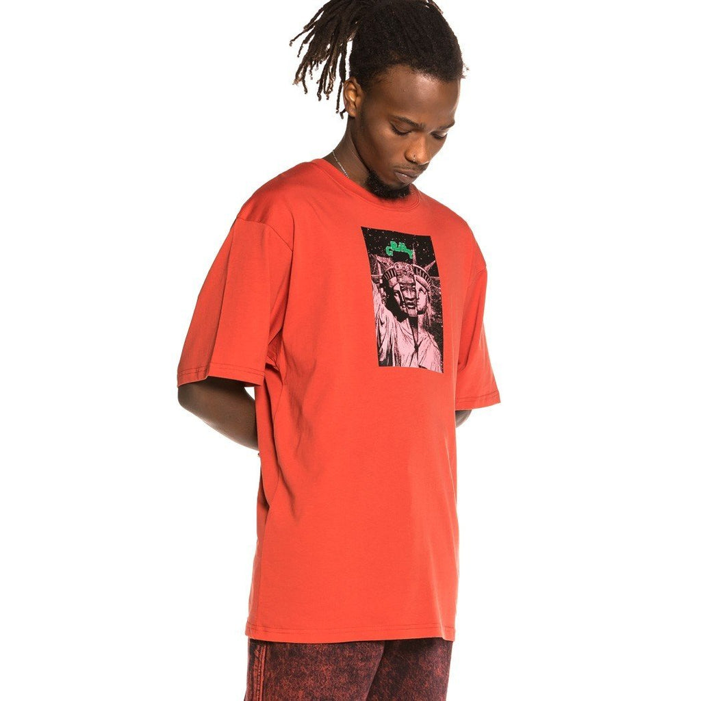 Grimey Liveution Unisex Red Tee GA585-RED