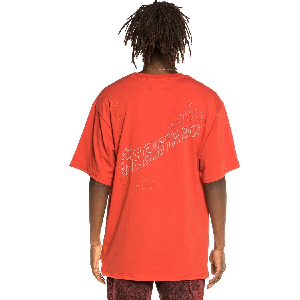 Grimey Liveution Unisex Red Tee GA585-RED