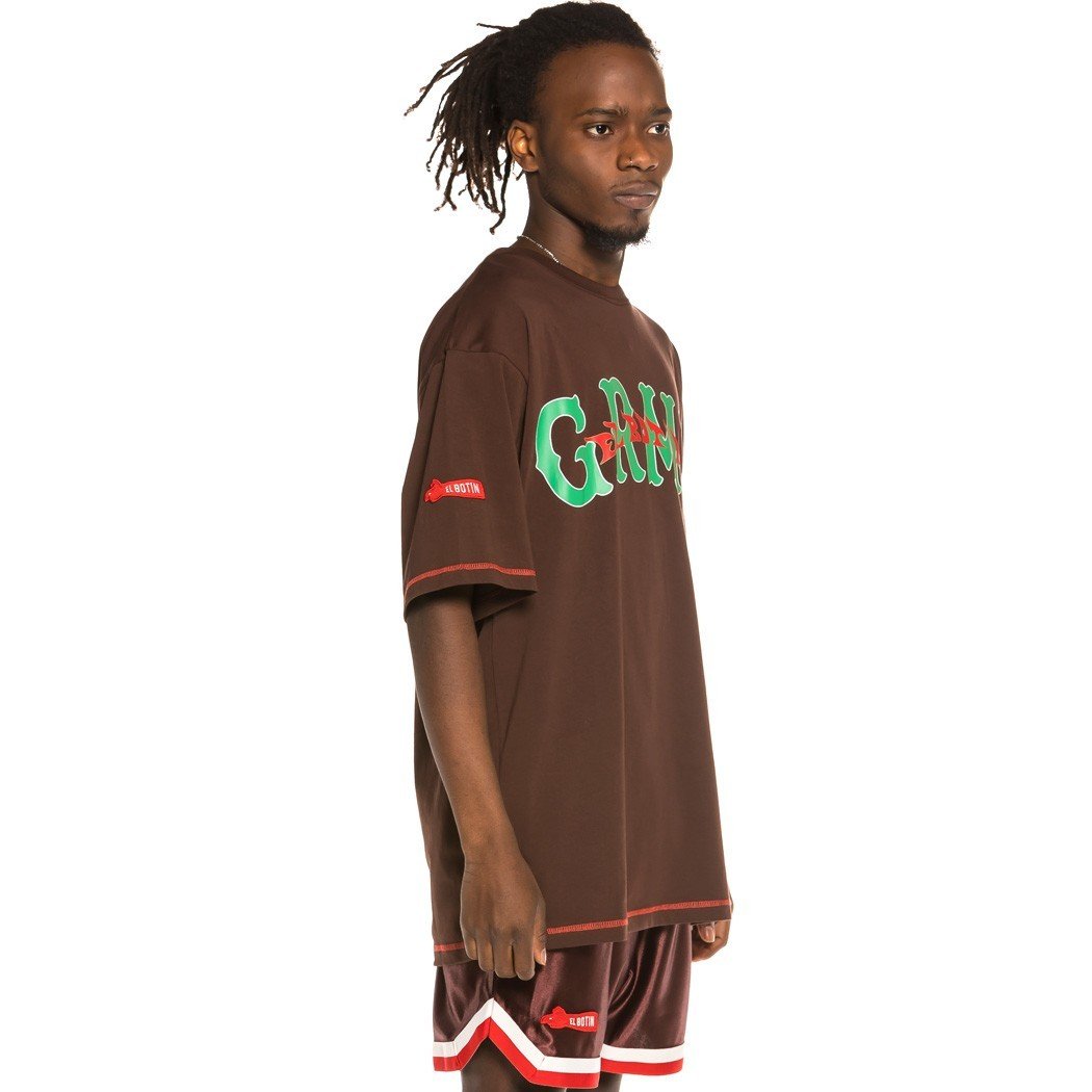 Grimey The Loot El Botin Unisex Brown Tee GA588-BRW