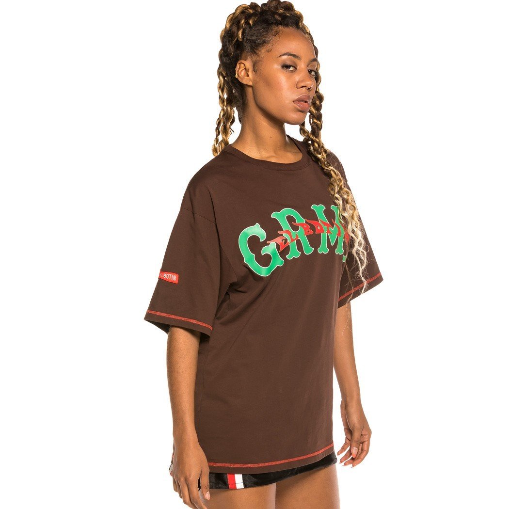 Grimey The Loot El Botin Unisex Brown Tee GA588-BRW