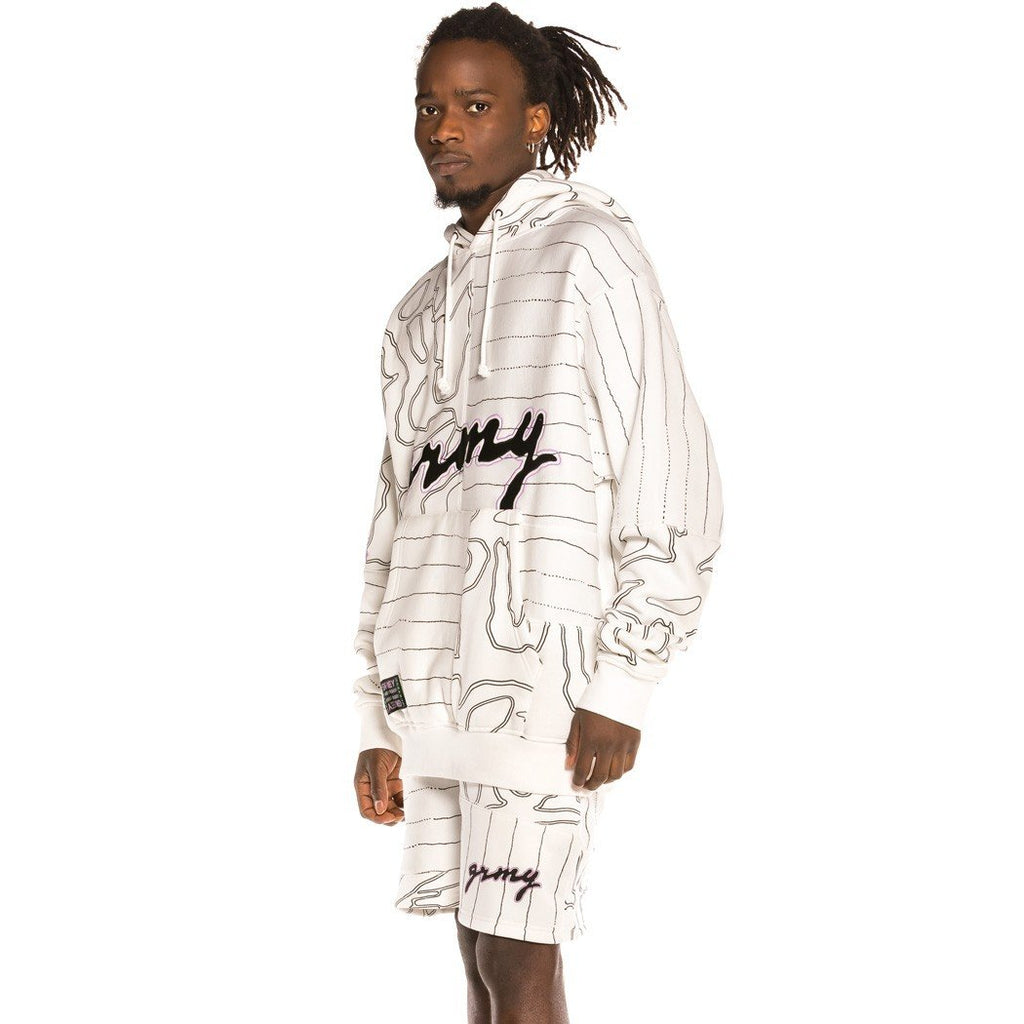 Grimey Strange Fruit GRMY Hoodie White GCH488-WHT