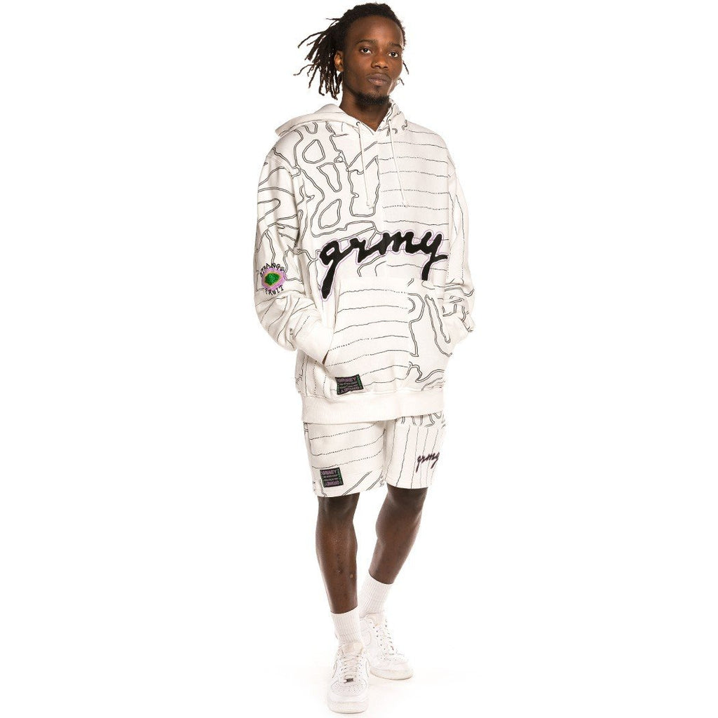 Grimey Strange Fruit GRMY Hoodie White GCH488-WHT