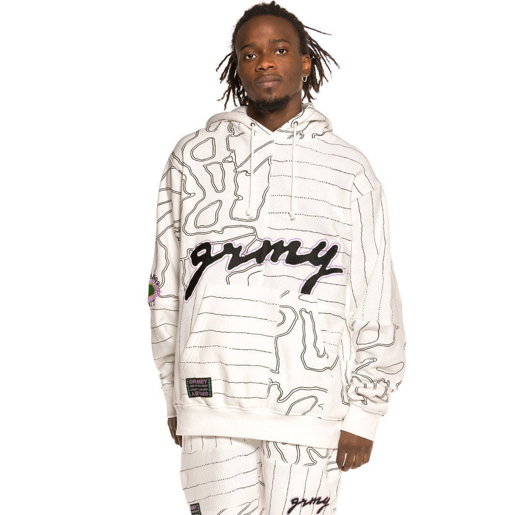 Grimey Strange Fruit GRMY Hoodie White GCH488-WHT