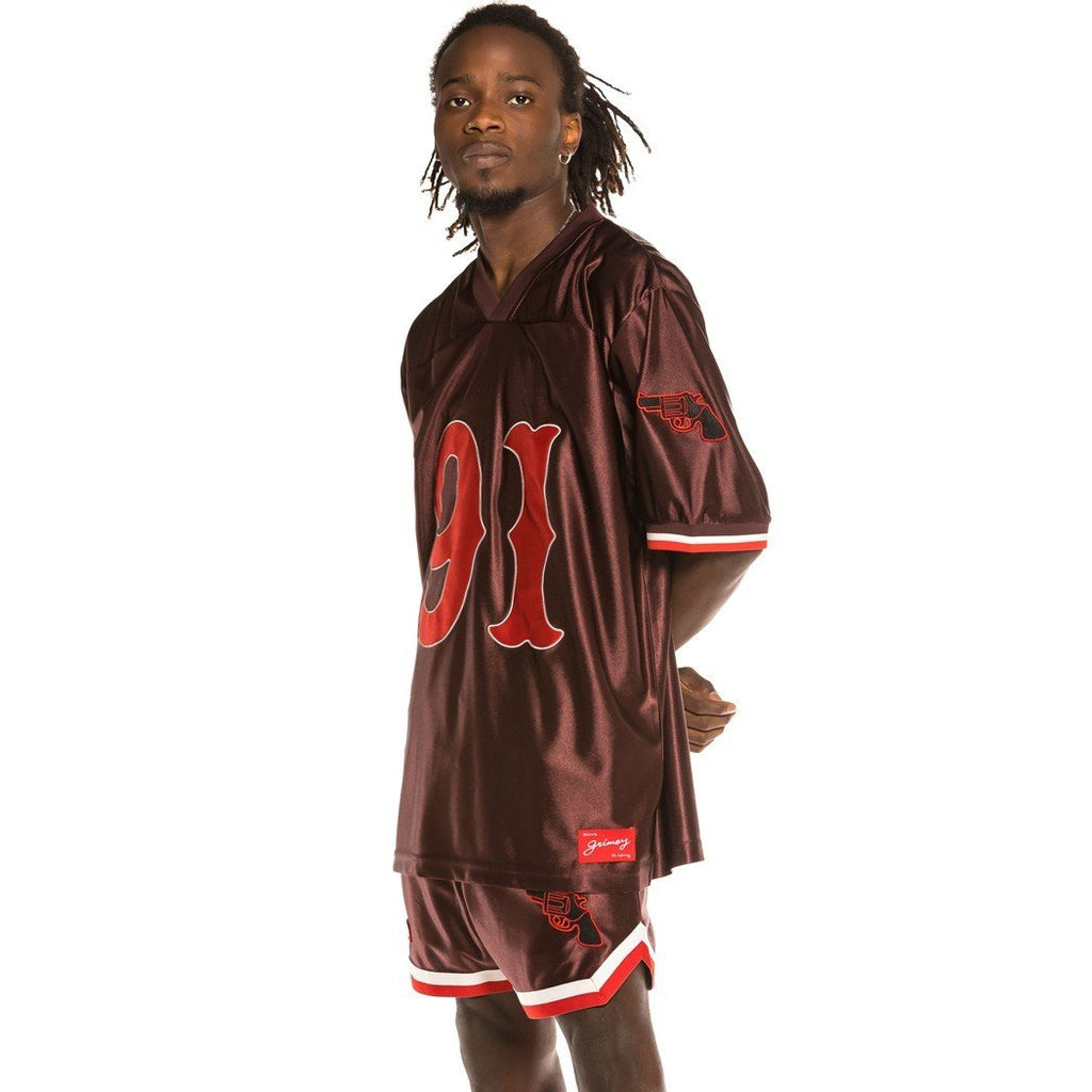 Grimey The Loot Football Jersey Brown GFJ107-BRW