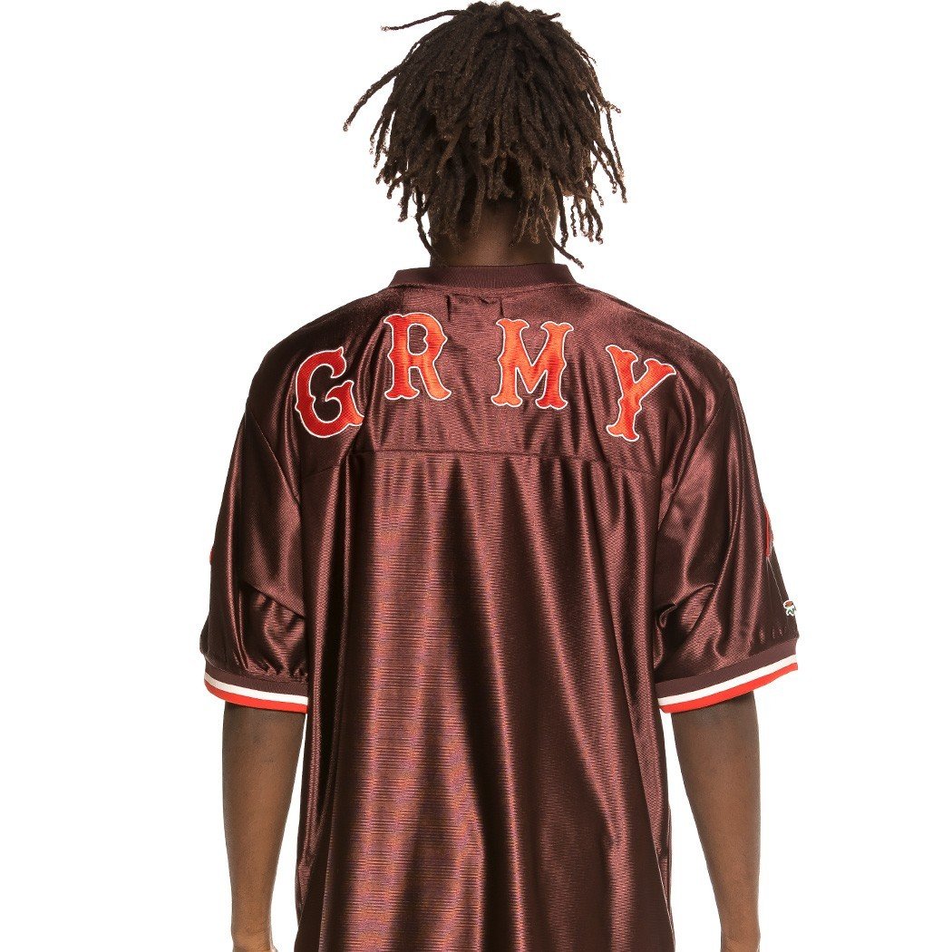 Grimey The Loot Football Jersey Brown GFJ107-BRW