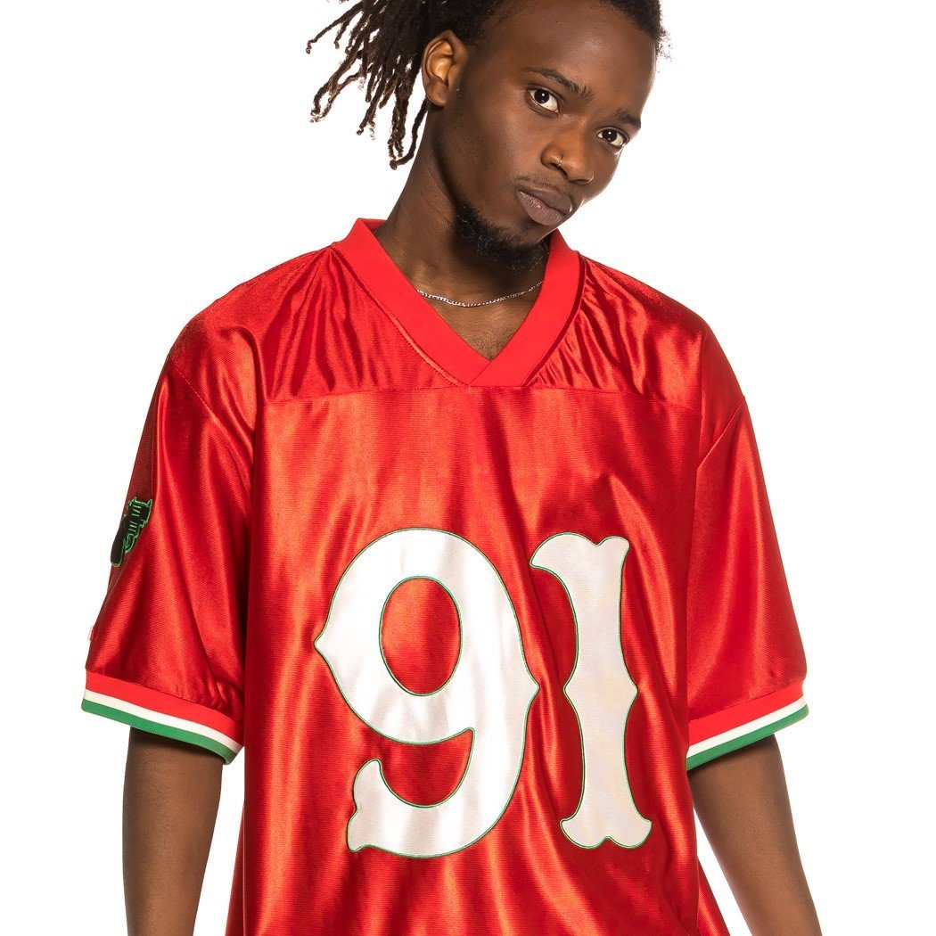 Grimey The Loot Football Jersey Red GFJ107-RED