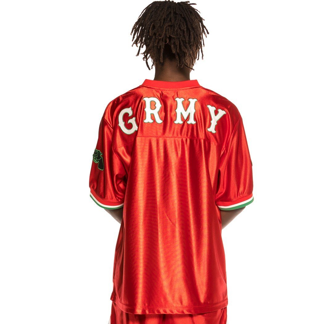 Grimey The Loot Football Jersey Red GFJ107-RED