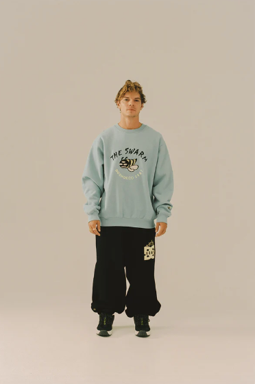 Sudadera The Swarm Dc Shoes X Grimey Blue