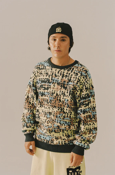 Suéter The Swarm Dc Shoes X Grimey Multicolor