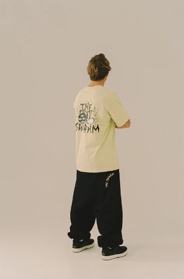 Camiseta The Swarm Dc Shoes X Grimey Raw Honey Lime