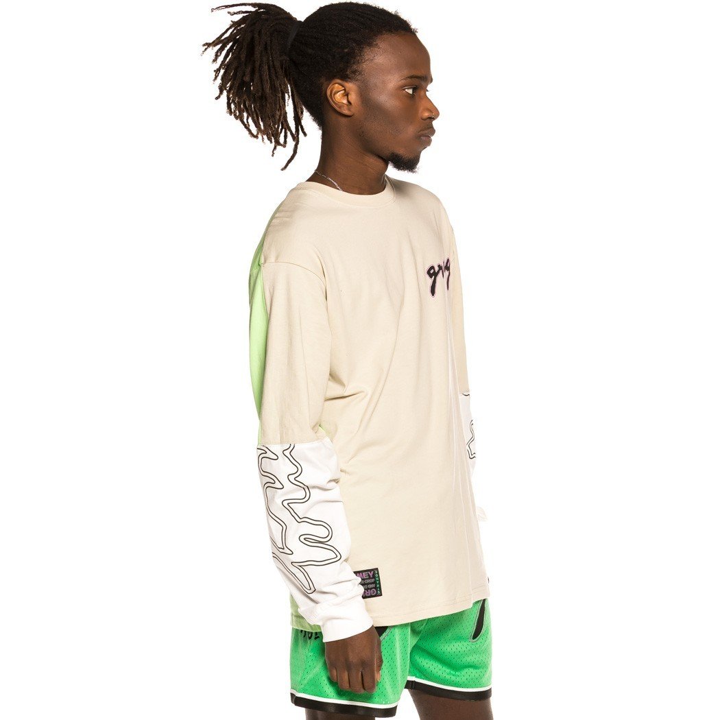 Grimey Strange Fruit Long Sleeve Tee Grey GLS136-GRE