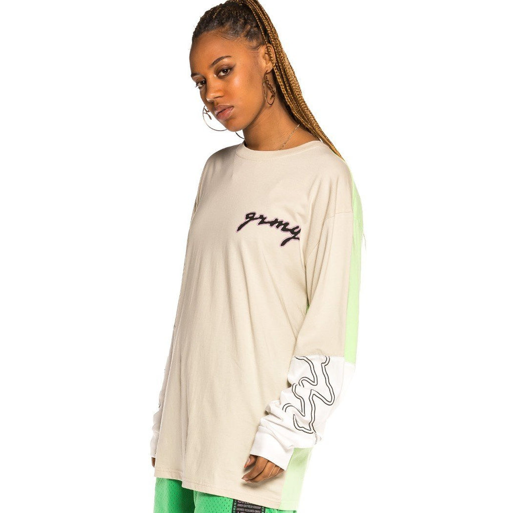 Grimey Strange Fruit Long Sleeve Tee Grey GLS136-GRE