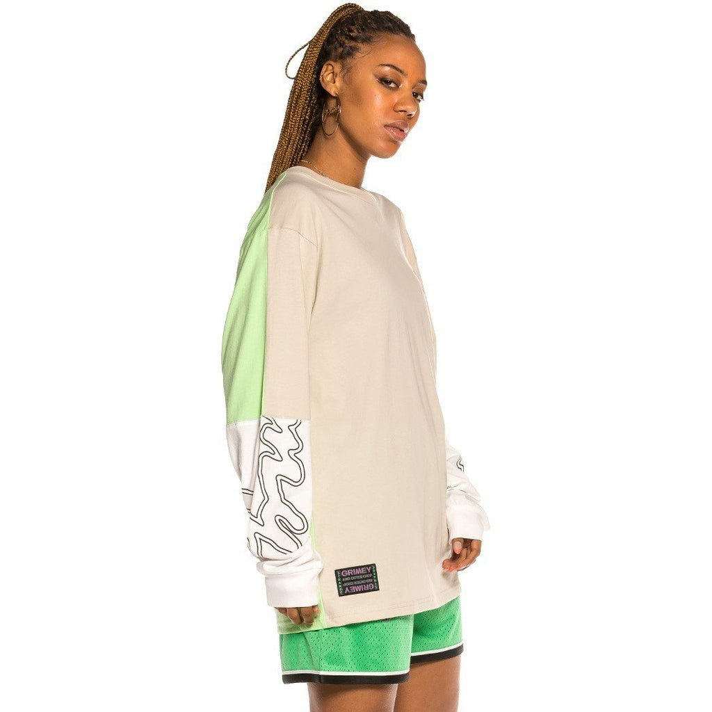 Grimey Strange Fruit Long Sleeve Tee Grey GLS136-GRE