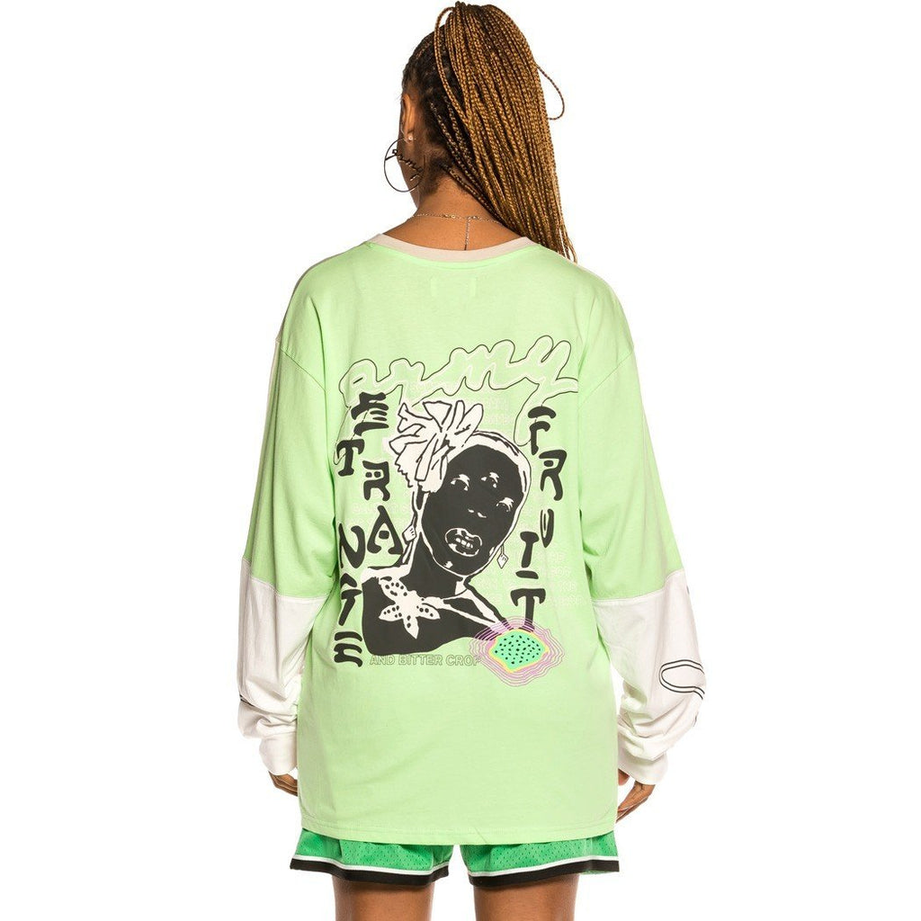 Grimey Strange Fruit Long Sleeve Tee Grey GLS136-GRE