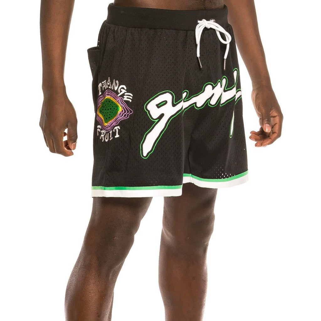 Grimey "Strange Fruit" Mesh Short Black GPSS142-BLK
