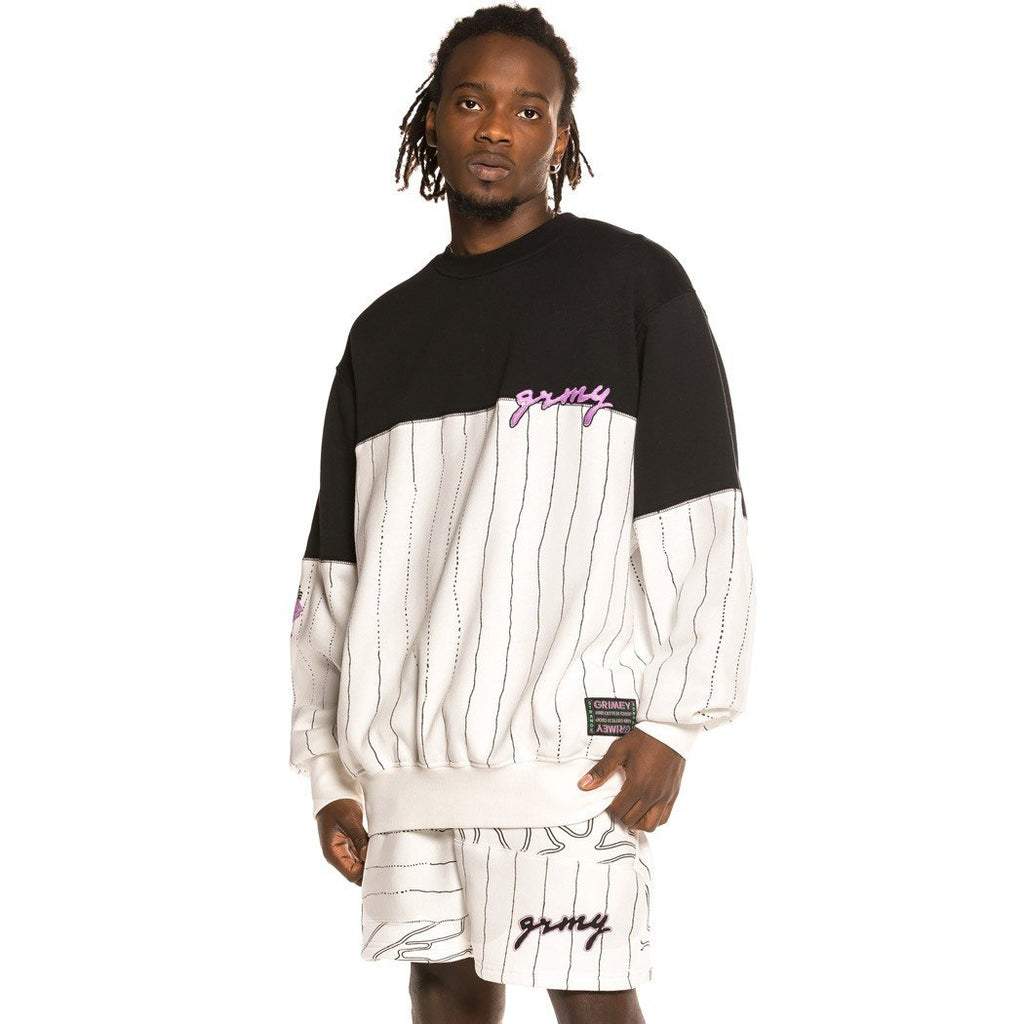 Sudadera Grimey Strange Fruit All Over print Crewneck White GSW490-WHT