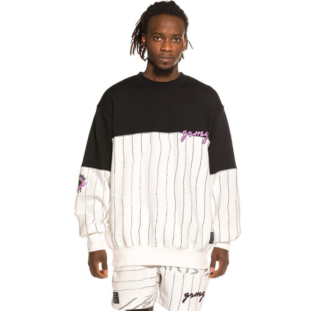 Sudadera Grimey Strange Fruit All Over print Crewneck White GSW490-WHT