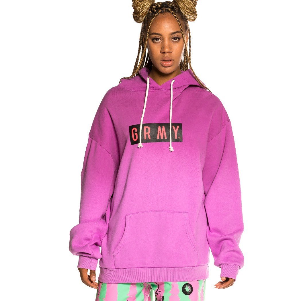 Sudadera Unisex Grimey "Frenzy" Hoodie-Purple GCH503-PRP