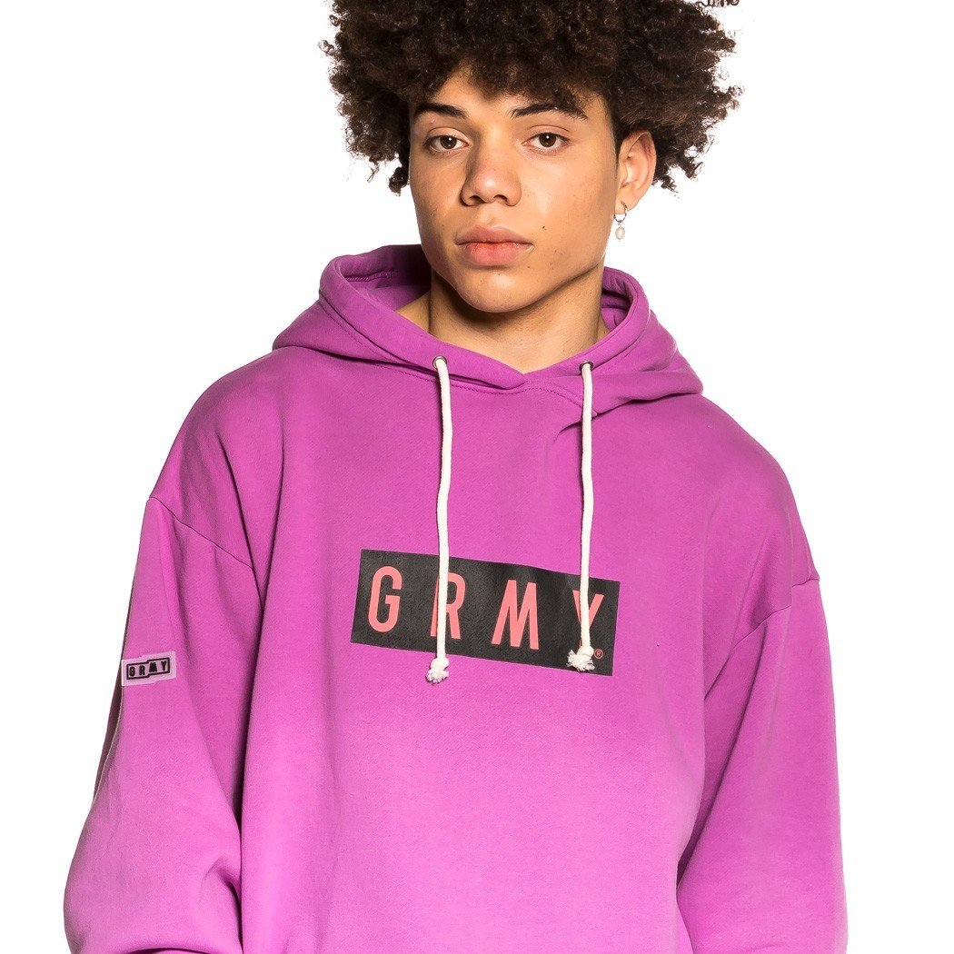 Sudadera Unisex Grimey "Frenzy" Hoodie-Purple GCH503-PRP
