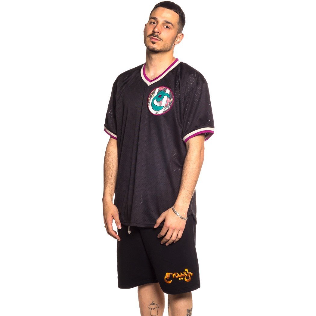 Camiseta Unisex Grimey "Hope Unseen" Mesh-Black GNVT606-BLK