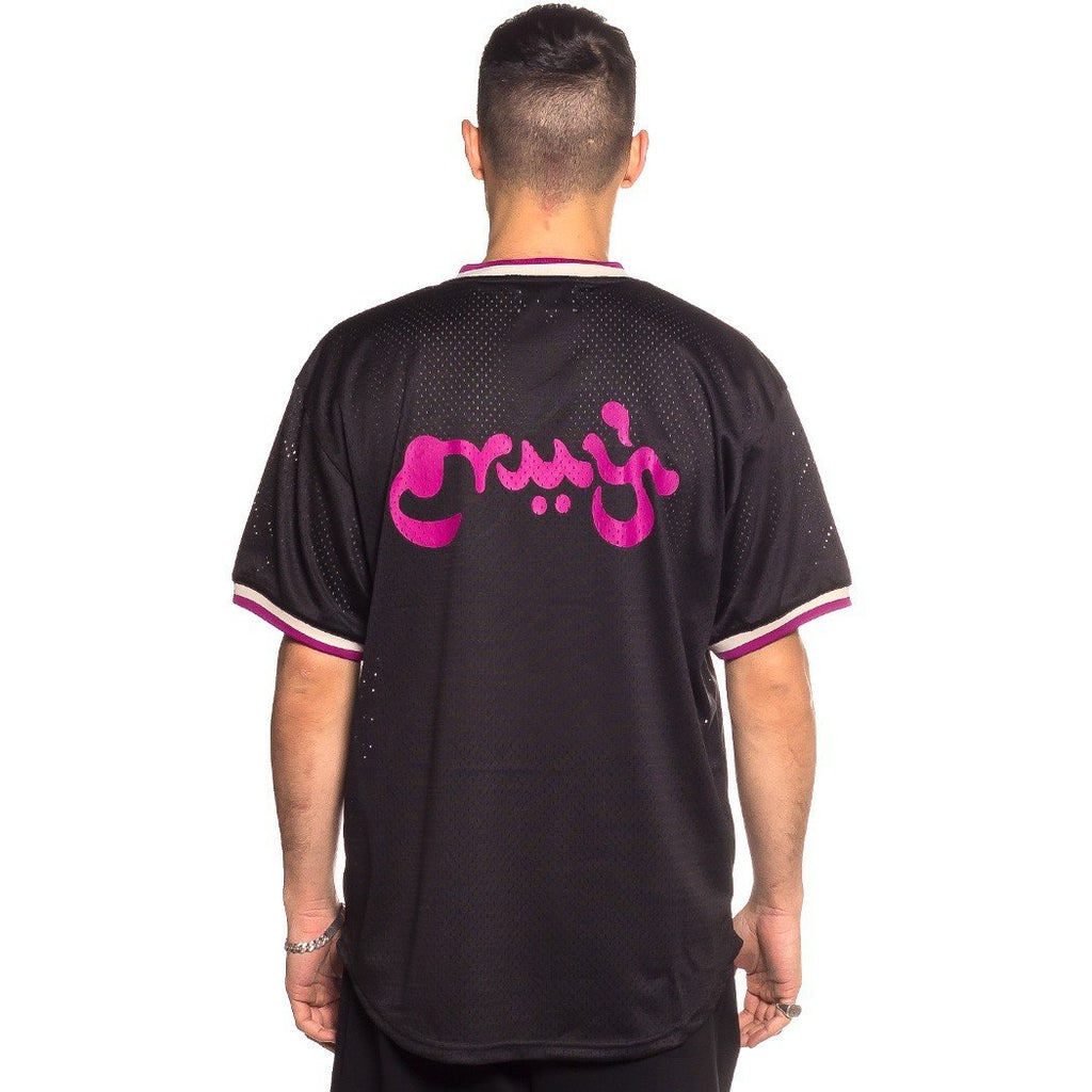 Camiseta Unisex Grimey "Hope Unseen" Mesh-Black GNVT606-BLK